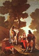 Francisco de Goya The Maja and the Masked Men oil painting picture wholesale